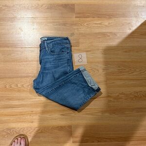 Denizen from Levi's Women's Dark Blue Cropped Jeans